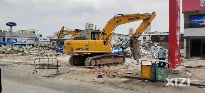 惠州河南岸汽車大市場拆除，未來將建設(shè)公園與停車場